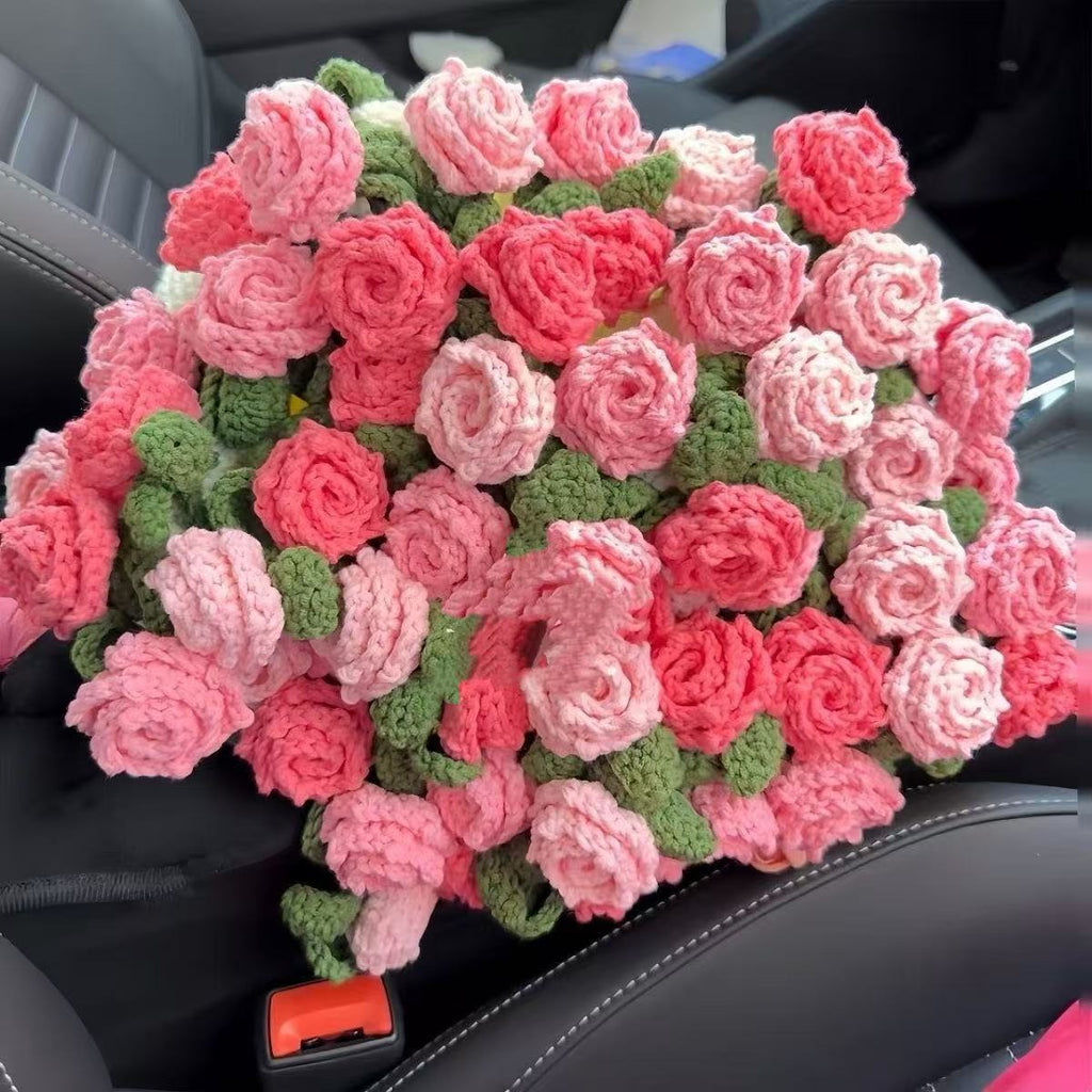 Rose Bouquet Decorative Blanket